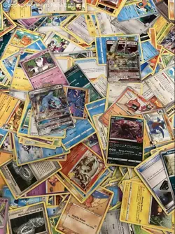 2.5LB Lot of Mixed Pokemon Cards CCG TCG Trading Cards Incl Holo V & GX Cards - Image 3