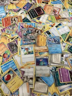 2.5LB Lot of Mixed Pokemon Cards CCG TCG Trading Cards Incl Holo V & GX Cards - Image 4