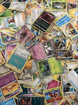 2.5LB Lot of Mixed Pokemon Cards CCG TCG Trading Cards Incl Holo V & GX Cards - Image 5