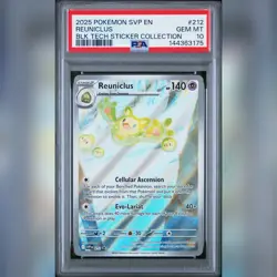 Pokemon TCG Reuniclus SVP 212 Black Star Promo Holo Card PSA 10 - Image 1