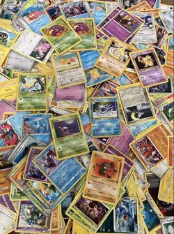 2.5LB Lot of Mixed Pokemon Cards CCG TCG Trading Cards Incl Holo V GX & Vintage - Image 2