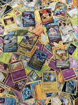 2.5LB Lot of Mixed Pokemon Cards CCG TCG Trading Cards Incl Holo V GX & Vintage - Image 3