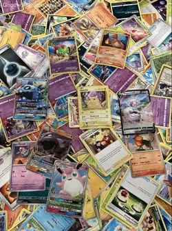 2.5LB Lot of Mixed Pokemon Cards CCG TCG Trading Cards Incl Holo V GX & Vintage - Image 4