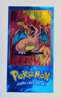Topps Jumbo trading card, oversized 2000 Charizard Series 2, 5 of 5 Rare NM - Image 4