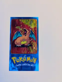 Topps Jumbo trading card, oversized 2000 Charizard Series 2, 5 of 5 Rare NM - Image 5