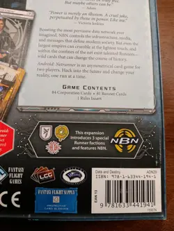 Android Netrunner: The Card Game - Data & Destiny Expansion (Used - Complete) - Image 3