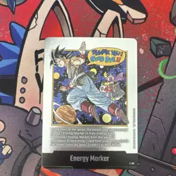 Bandai Dragon Ball Super Goku Energy Marker E-90 Regular English Card - Image 1