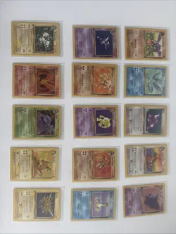 Complete 1st Edition Fossil Non-Holo Set 16-62 (NM/MINT) Vintage Pokemon Cards - Image 1