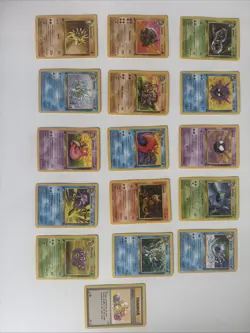 Complete 1st Edition Fossil Non-Holo Set 16-62 (NM/MINT) Vintage Pokemon Cards - Image 2