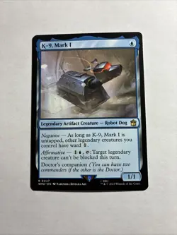 K-9, Mark I - Universes Beyond: Doctor Who MTG Plus Bonus Card!!! - Image 1
