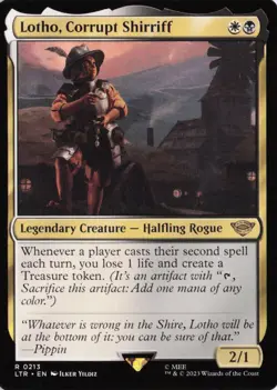 Lotho, Corrupt Shirriff, #213, LTR , Reg, R - NM - Image 1