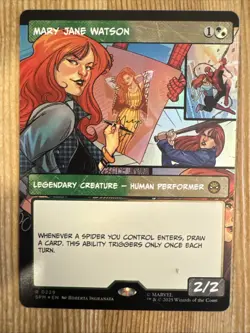 MTG - Mary Jane Watson - Borderless - SPM 229 - Foil - NM - Image 1