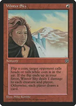 Homelands Winter Sky MTG Magic the Gathering NM - Image 1
