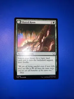 MTG Magic The Gathering - Shared Roots - TLA (#196) REG NM - Image 1