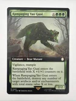 Rampaging Yao Guai (Extended Art) Universes Beyond: Fallout Regular - Image 1