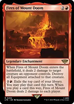 MTG - Fires of Mount Doom - Lord of the Rings - Magic the Gathering - Image 1