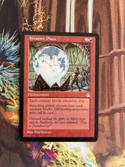 Invasion Plans MTG NM stronghold - Image 1