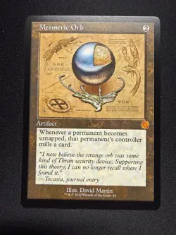 Mesmeric Orb - Schematic - Near Mint - Urza's Saga - Image 1