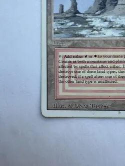 Magic: The Gathering MTG Plateau Revised Edition (3rd Edition , 1994) - Image 3