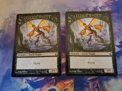 Token - Faerie Rogue 2x X2 Morningtide MTG (NM) - Image 1