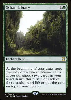 Sylvan Library (Near Mint/Mint) | Eternal Masters | MTG | Magic The Gathering - Image 1