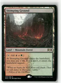 Magic the gathering Stomping Ground Ravnica Allegiance #259 - Image 1