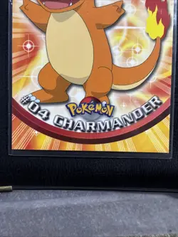 Charmander #04 Topps TV Animation Edition Blue Label Non Holo Pokemon 1999 - Image 3