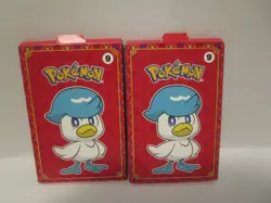 McDonald's 2023 Happy Meal Pokemon Match Battle Cards Lot of 2 Packs #9 Unopened - Image 2