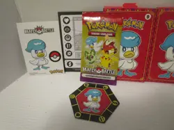 McDonald's 2023 Happy Meal Pokemon Match Battle Cards Lot of 2 Packs #9 Unopened - Image 3