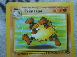 PRIMEAPE 70 HP 43/64 - JUNGLE CARTE POKEMON WIZARDS - TRES BON ETAT - ANGLAIS - Image 2