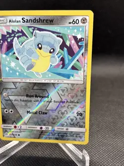 ALOLAN SANDSHREW 2019 Pokemon Cosmic Eclipse Reverse POKEMON 137/236 - Image 3