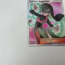 Pokemon TCG Sabrina’s Suggestion Sun & Moon - Team Up Card 181/181 NM - Image 1