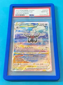 Darkrai VSTAR PSA 10 Gem Mint | Crown Zenith GG50 | Bumper Guard - Image 1