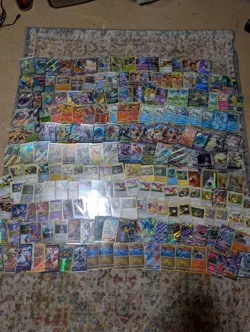 Huge Pokemon Card Collection Vintage And Modern Over 350 Cards - Image 1