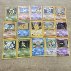 Pokemon TCG original Base Set WOTC Bundle Job Lot 20 Cards Total 1999 - Image 1