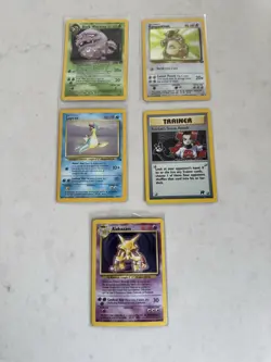 Pokemon Holo Card Lot LP To MP Alakazam Dark Weezing Lapras Vintage Kangaskhan - Image 1