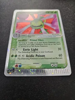 Pokemon EX Team Magma vs Team Aqua Cradily EX Ultra Rare Holo SWIRL 90/95 EXC - Image 3