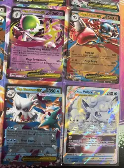 Pokemon Tcg English Mega Ex Cards Bundle Including Mew V & Vulpix Vstar - Image 4