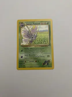 Pokemon TCG Sabrina's Venomoth Gym Heroes 34/132 Non-holo Rare Vintage WotC - Image 1