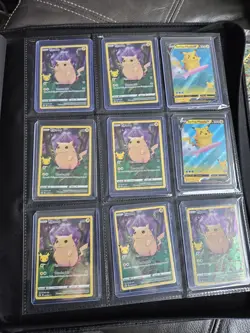 Pokemon Celebrations Pikachu & Surfing Pikachu V Card Lot - 9 Cards - Image 1