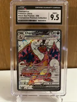 CGC 9.5 Charizard EX 056 SVP Black Star Promo Pokemon 2023 Premium Collection - Image 1