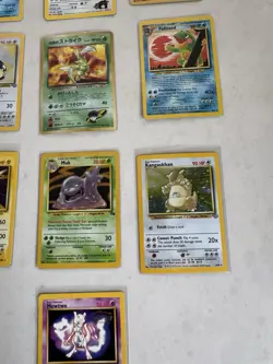 Pokemon Holo Card Lot Base HP Dmg Vintage 10 Holo Cards Gym Jungle Base Fossil - Image 4