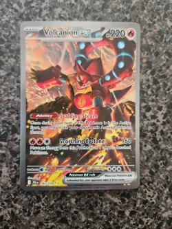 Pokemon Volcanion ex 182/159 Journey Together Special Illustration Rare SIR - Image 1