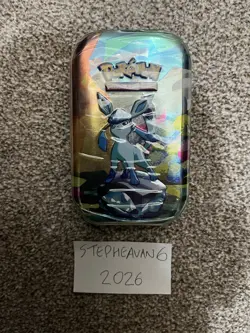 Pokemon TCG: Scarlet & Violet—Prismatic Evolutions Mini Tin New Sealed - Glaceon - Image 1