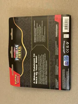 Pokemon Scarlet & Violet Paldean Fates 3 Pack Blister Greavard Promo New! - Image 3