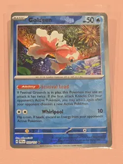 Pokemon Goldeen 020/131 Masterball Holo - Prismatic Evolutions - Mint - Image 1