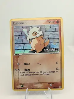 Pokemon TCG 2005 Cubone 60/113 EX Delta Species Reverse Stamped Holo - HP - Image 1
