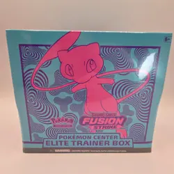 Pokemon Center Fusion Strike Sword & Shield SWSH08 SEALED ETB - Image 1
