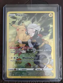 Pikachu TG05/TG30 Ultra Rare Pokemon TCG Lost Origin Trainer Gallery NM - Image 1