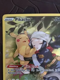 Pikachu TG05/TG30 Ultra Rare Pokemon TCG Lost Origin Trainer Gallery NM - Image 4